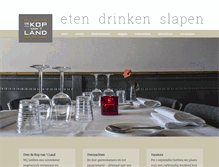 Tablet Screenshot of kopvanhetland.nl